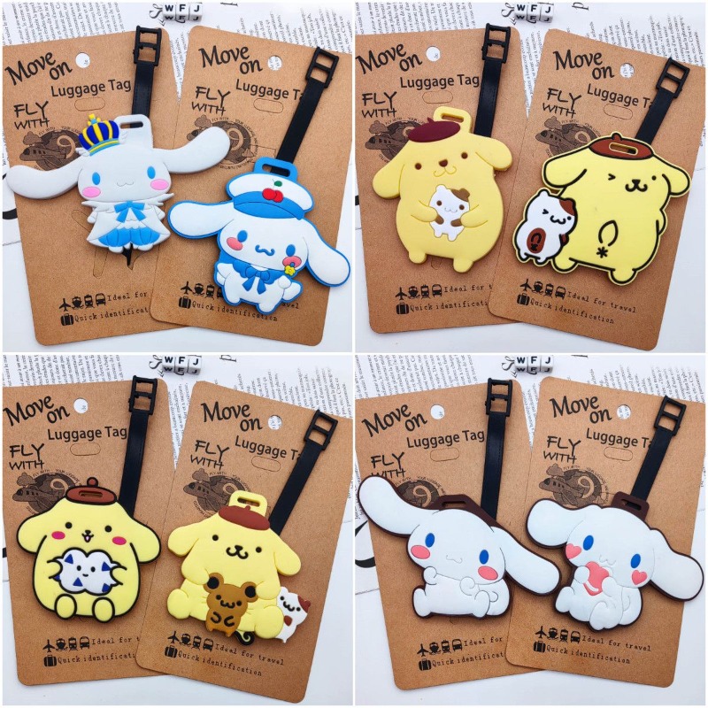 Travel Accessories Dog - Cartoon big-eared dog luggage tag travel