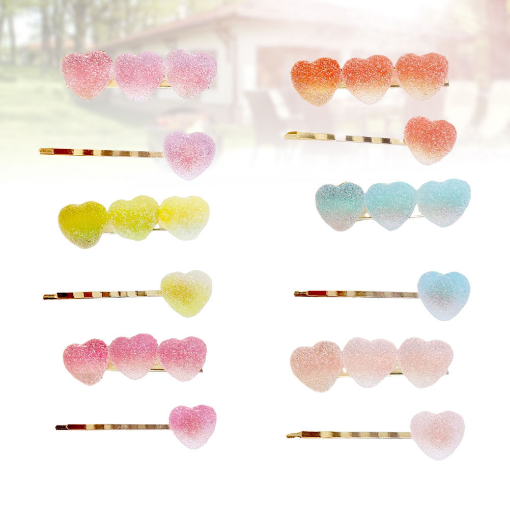 Travel Accessories For Women Gift Ideas - 12Pcs Love Fruit Hair Clips Women