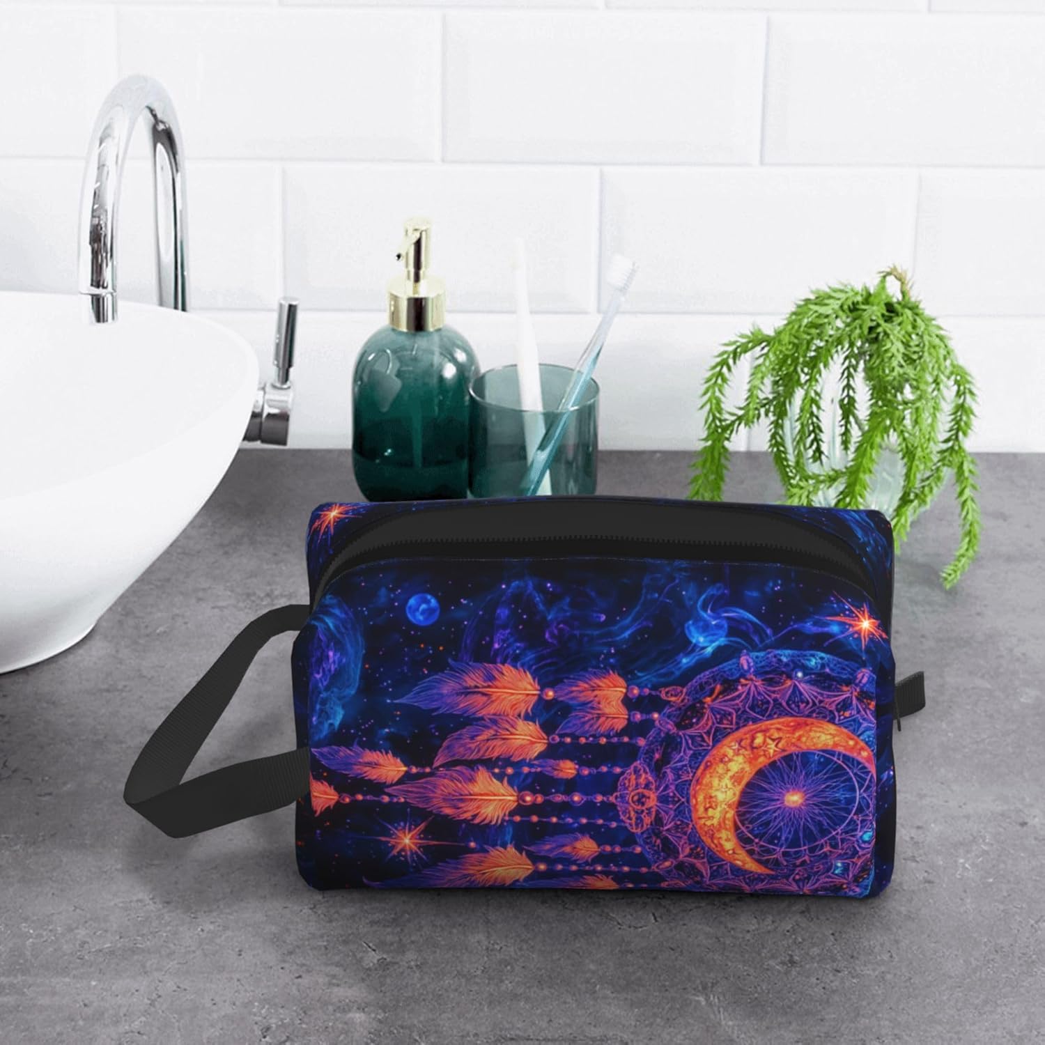 Travel Accessories Pouch For Men - Dreamcatcher Travel Toiletry Bag for Women