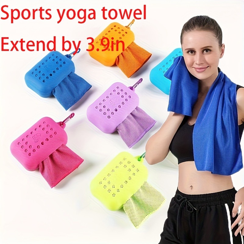 Travel Yoga Accessories - Small Silicone Ice Towel Cold Sports
