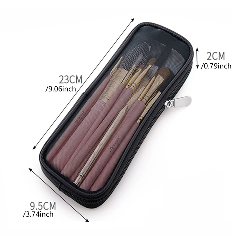 Travel Accessories Pouch For Men - Makeup Brush Travel Case Cosmetic Toiletry