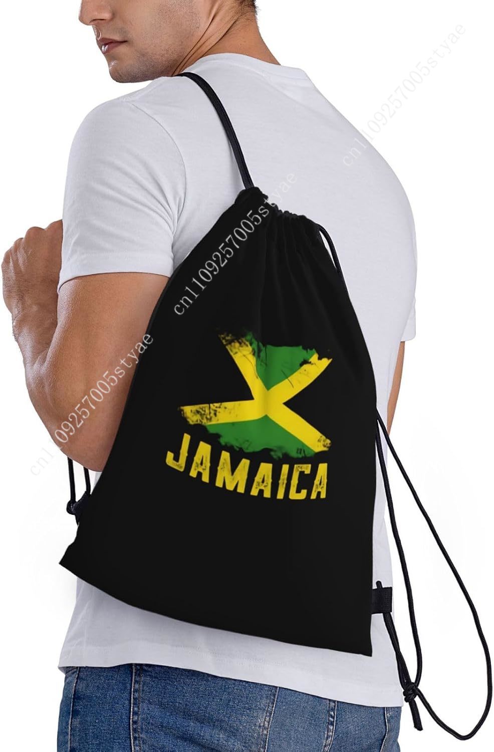 Jamaica Flag Drawstring Bag Ba - Travel Yoga Accessories 评论和价格