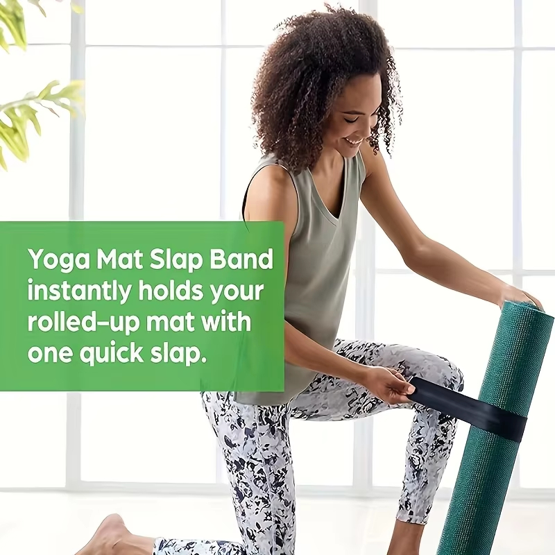 Yoga Mat Slap Band One Press S - Travel Yoga Accessories 评论和价格