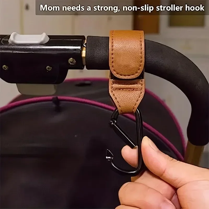 Baby Stroller Hook Fashion PU  - Travel Accessories For 6 Year Old 评论和价格