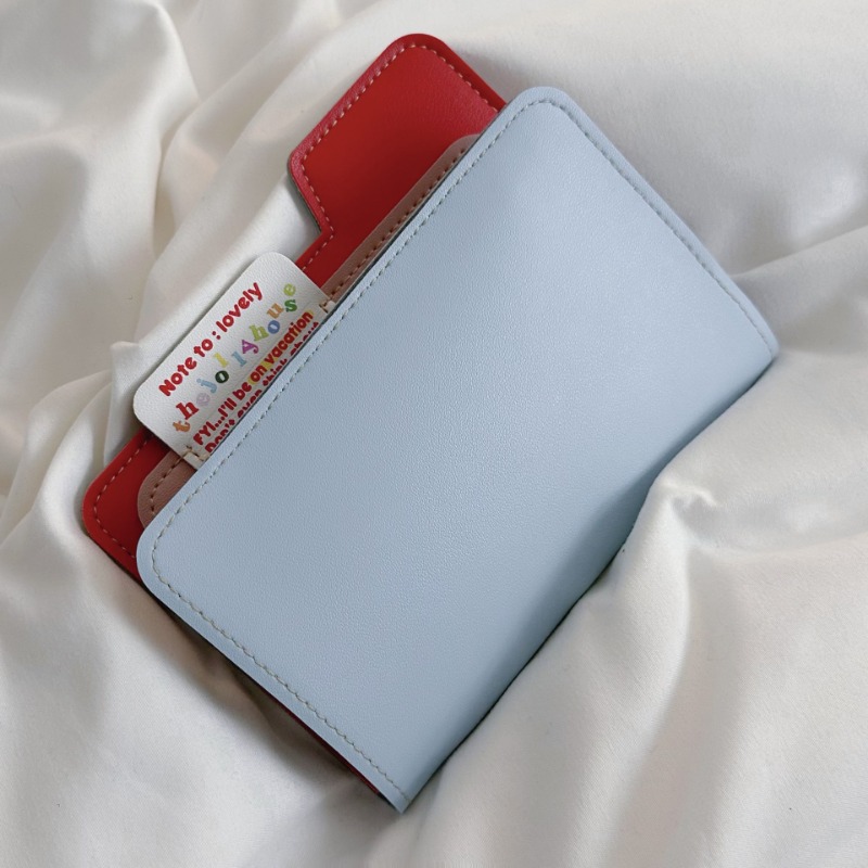 Ins Color Block Passport Holde - Travel Accessories Pouch For Men 评论和价格