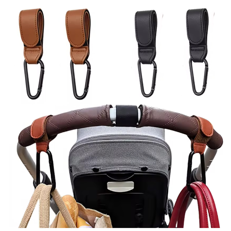 Baby Stroller Hook Fashion PU  - Travel Accessories For 6 Year Old 评论和价格