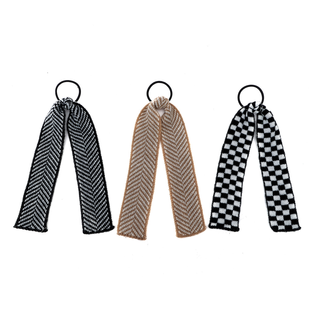 001N Checkered yarn HairBand C - Travel Accessories For 6 Year Old 评论和价格