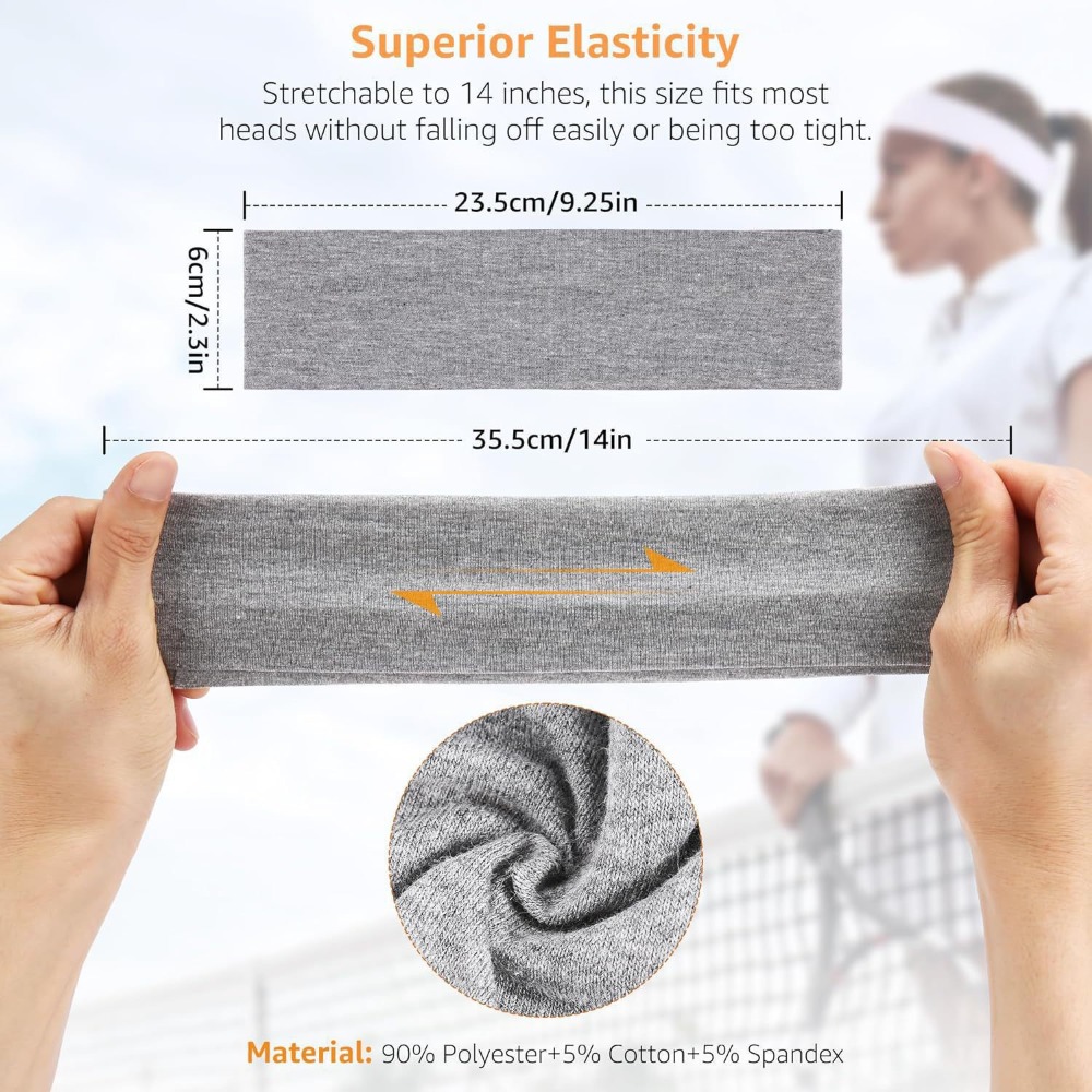 Men Women Headbands Comfortabl - Travel Yoga Accessories 评论和价格