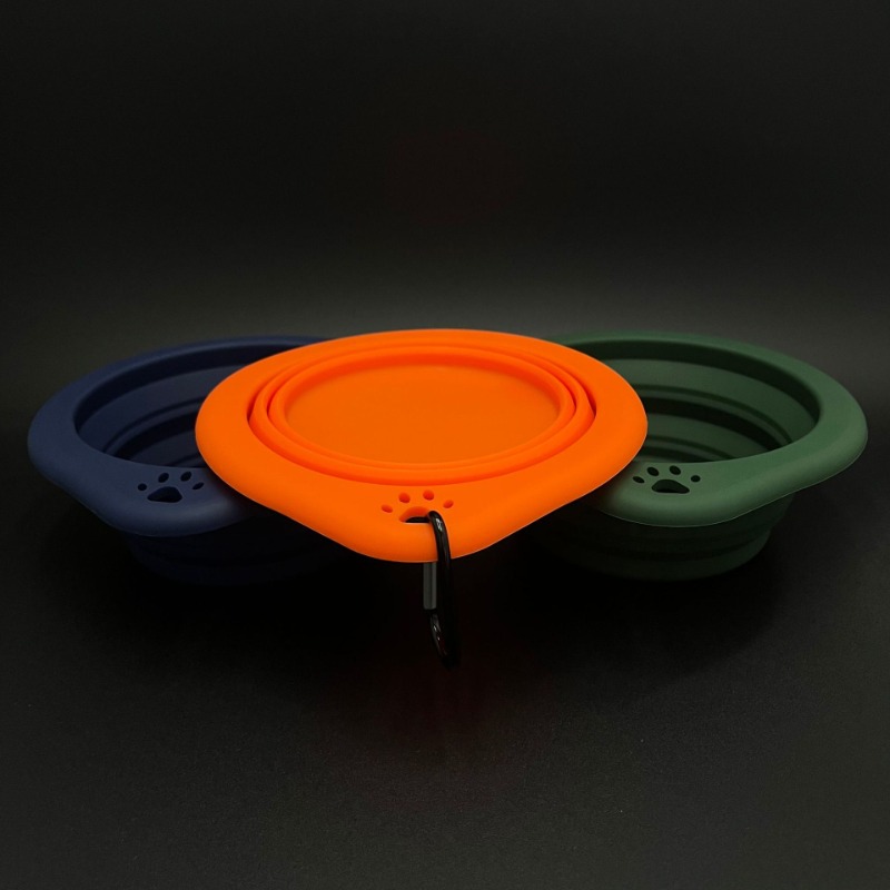 Portable Silicone Pet Bowl Col - Travel Accessories Dog 评论和价格