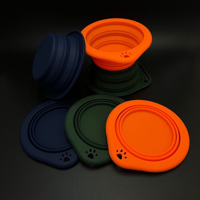 Portable Silicone Pet Bowl Col - Travel Accessories Dog 评论和价格