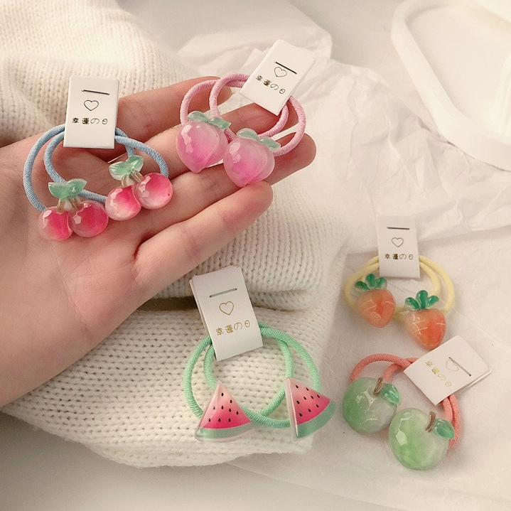 Kids Carrot Hair Ties 5 Pair N - Travel Accessories For 6 Year Old 评论和价格