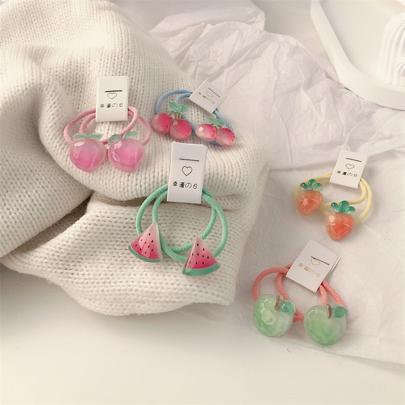 Kids Carrot Hair Ties 5 Pair N - Travel Accessories For 6 Year Old 评论和价格