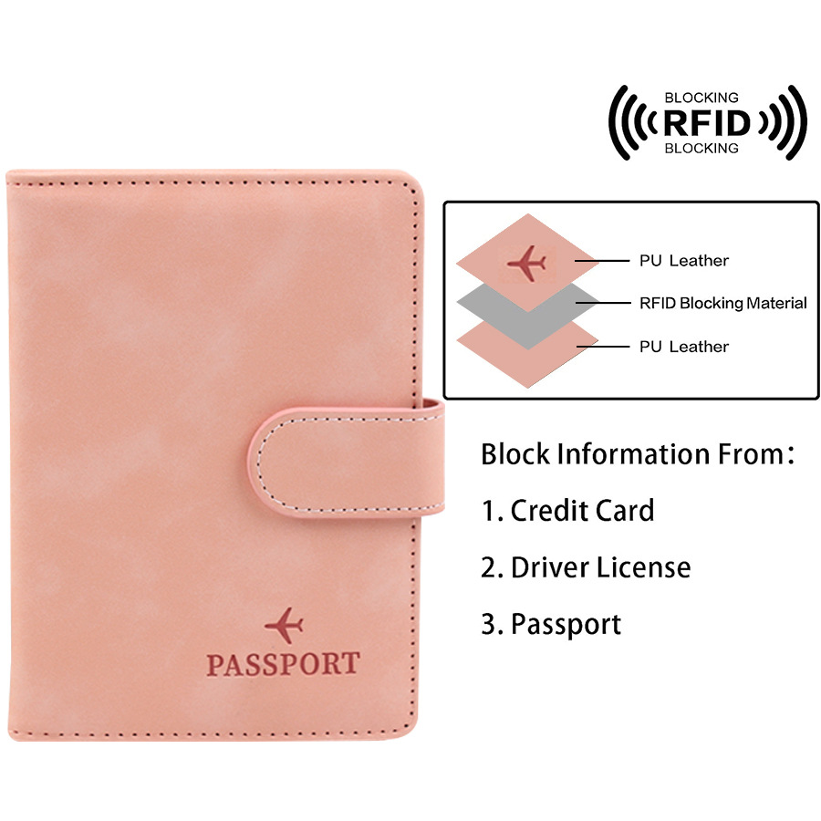 Magnetic Button Passport Cover - Travel Accessories Bag For Women 评论和价格