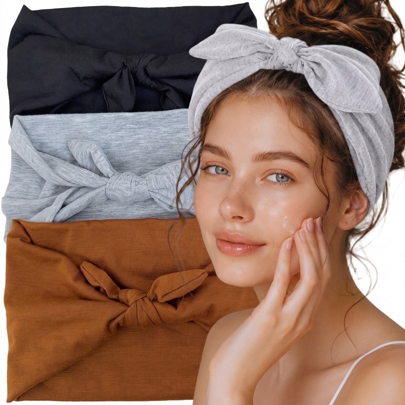 Bow Headband Wide Elastic Hair - Travel Yoga Accessories 评论和价格