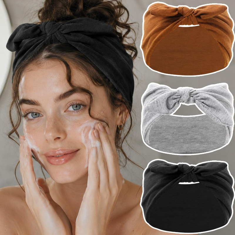 Bow Headband Wide Elastic Hair - Travel Yoga Accessories 评论和价格