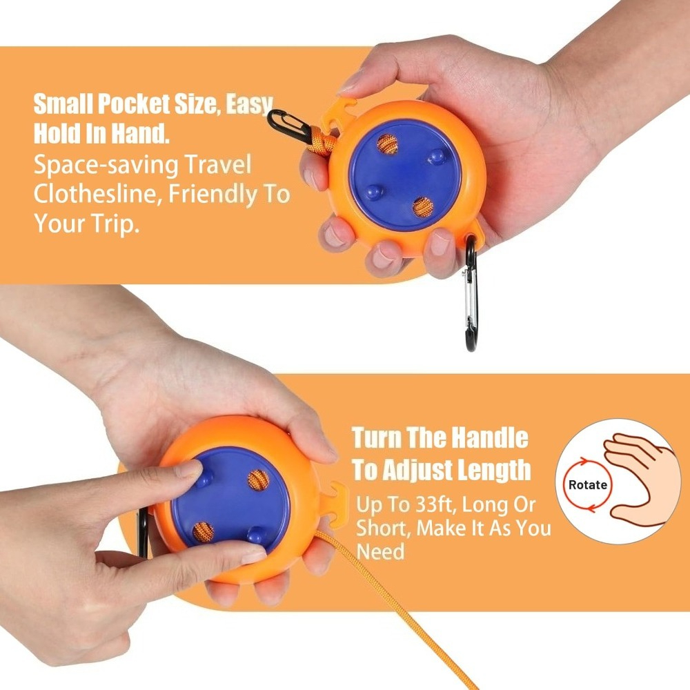10M Retractable Clothesline Ou - Travel Accessories And Gadgets 评论和价格