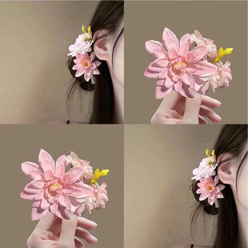Pink Blue Flower Hair Clip New - Travel Accessories Bunnings 评论和价格