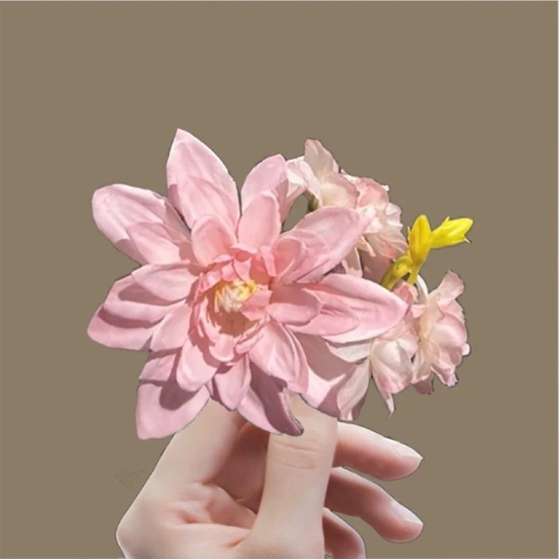 Pink Blue Flower Hair Clip New - Travel Accessories Bunnings 评论和价格