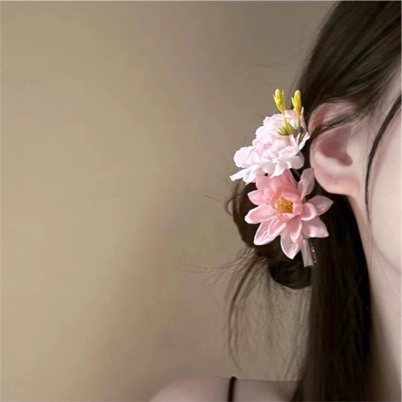 Pink Blue Flower Hair Clip New - Travel Accessories Bunnings 评论和价格