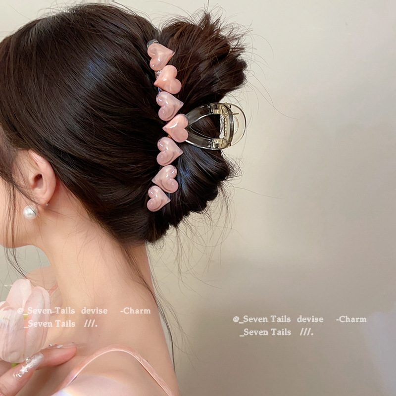 Heart Hair Claw Jelly Acetate  - Travel Accessories Bunnings 评论和价格