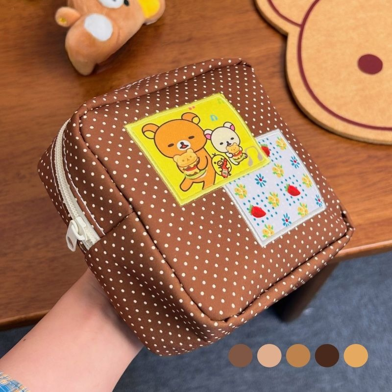 Kawaii Rilakkuma Brown Polka D - Travel Accessories And Bags 评论和价格