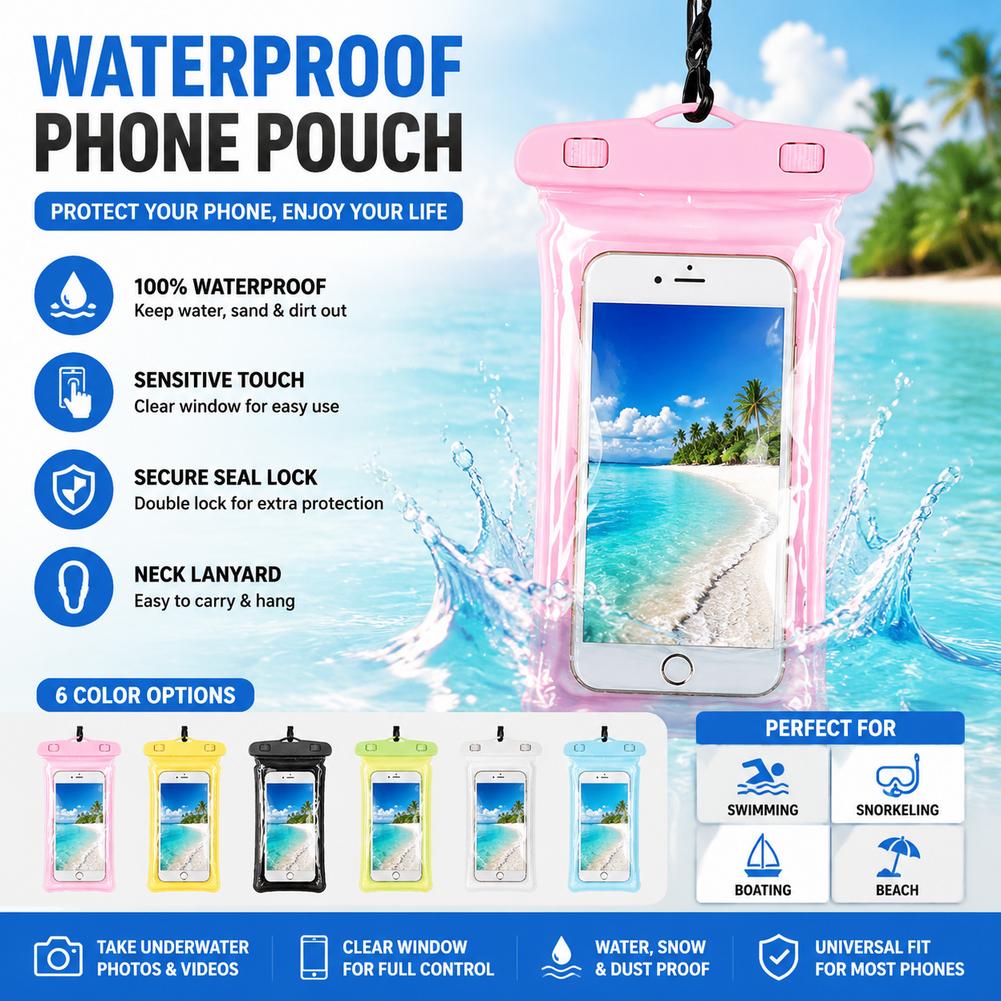 Clear Waterproof Phone Case Dr - Travel Accessories And Bags 评论和价格