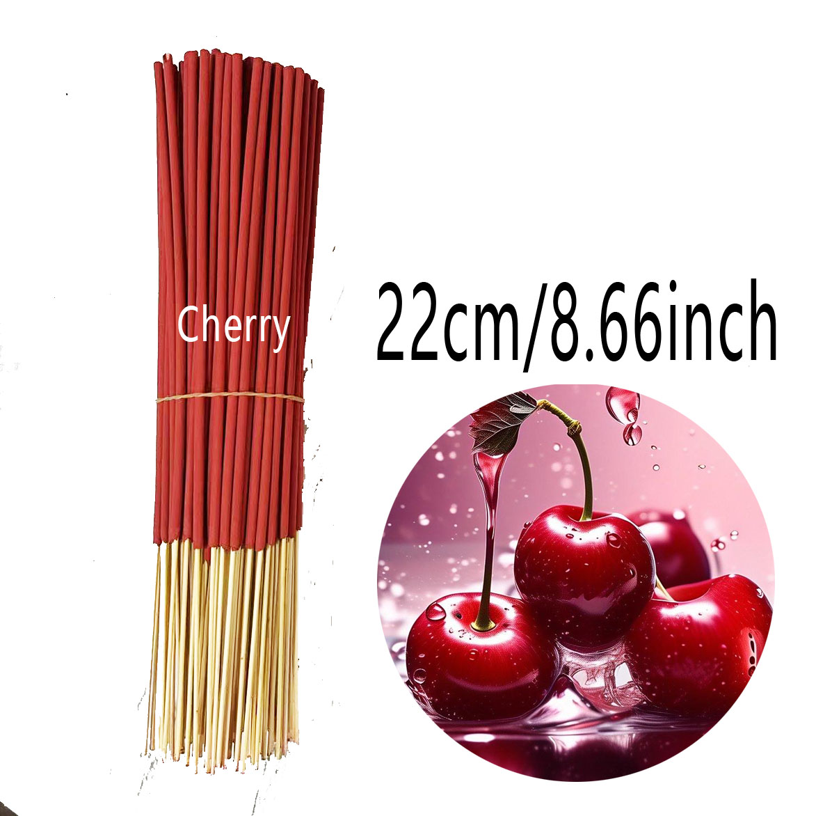 Handmade Cherry Scented Incens - Travel Yoga Accessories 评论和价格
