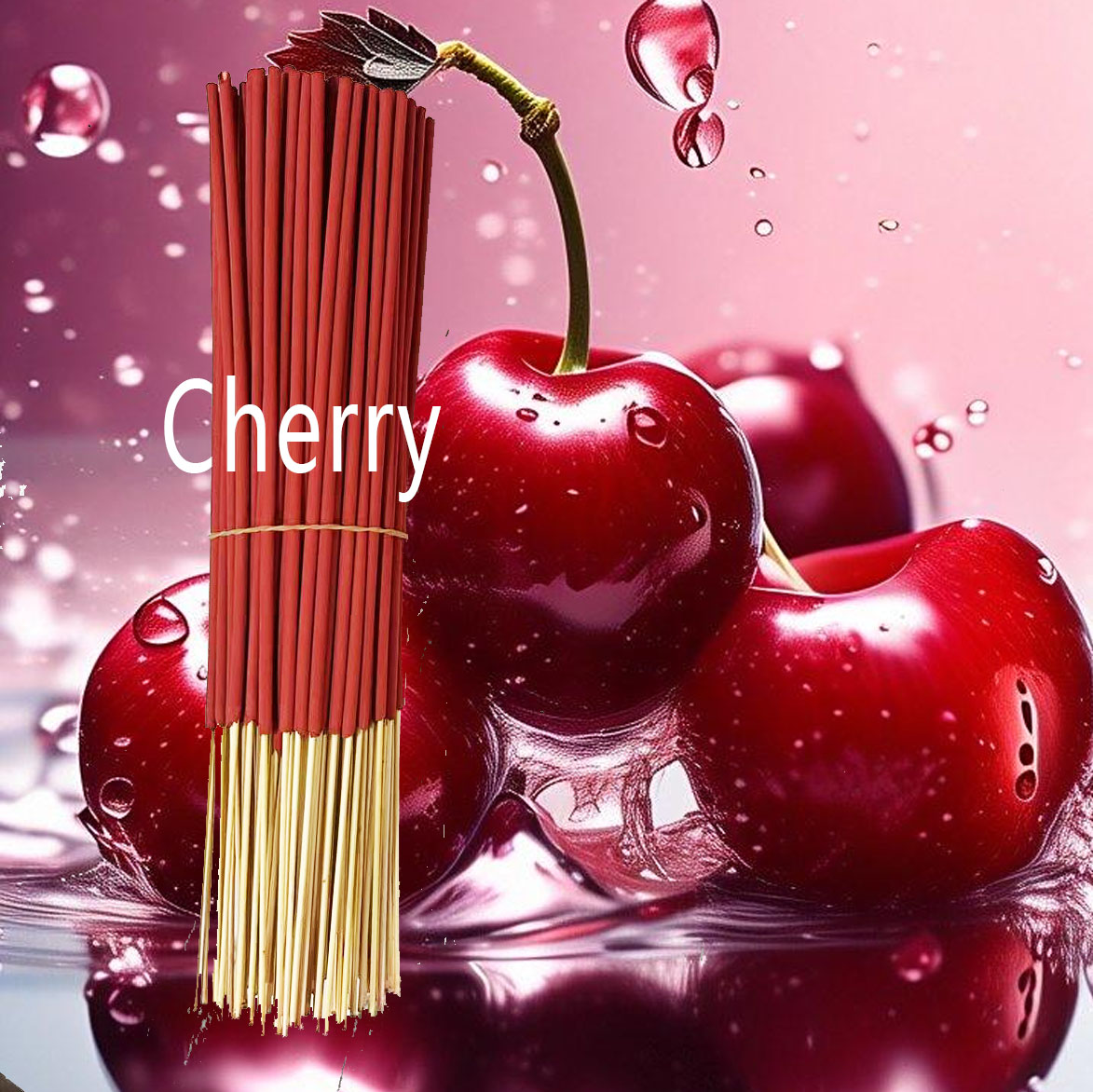 Handmade Cherry Scented Incens - Travel Yoga Accessories 评论和价格