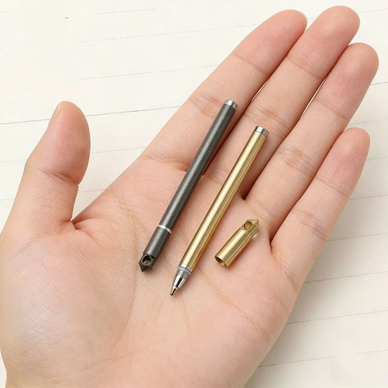 MINI Brass Pen Detachable Keyc - Travel Accessories And Gadgets 评论和价格